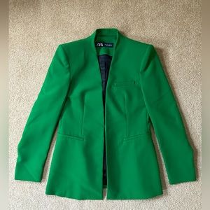 ZARA Green Blazer Size M